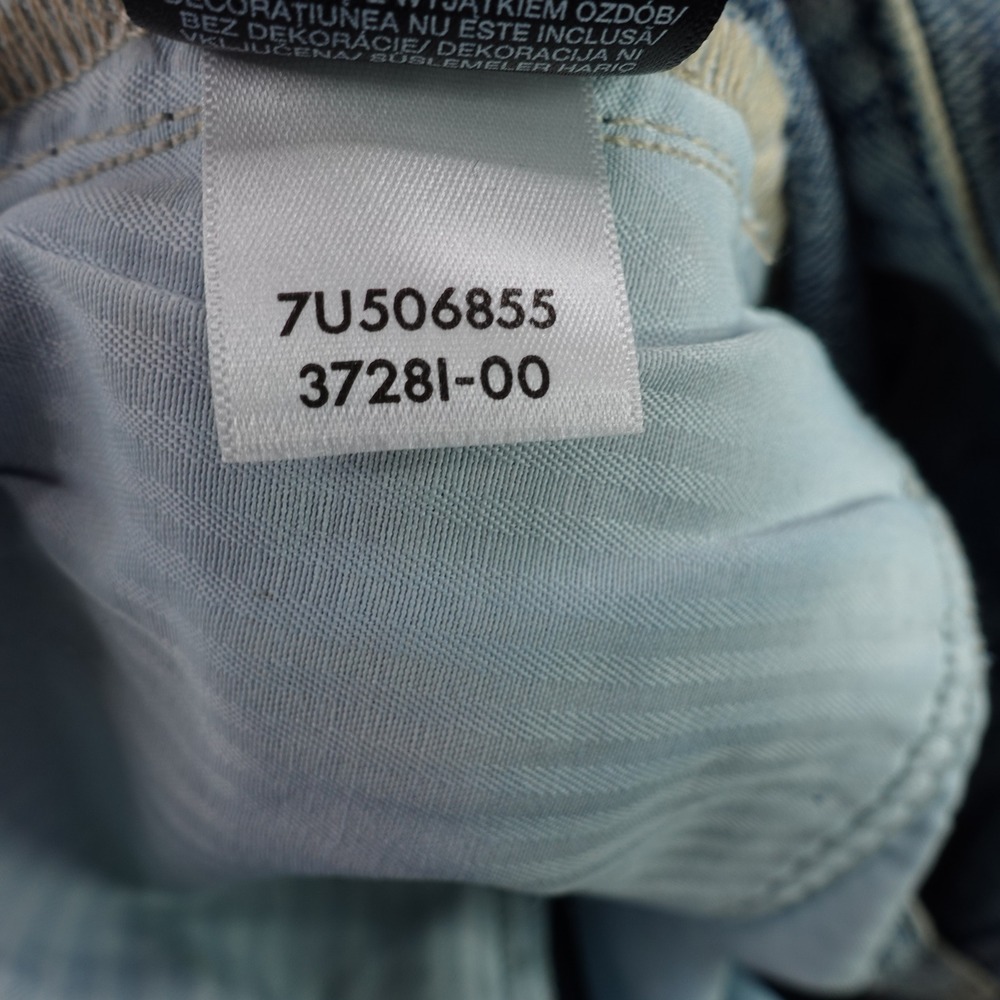 7 For All Mankind Jennifer Jeans Womens 27 Blue Studded High Rise Wide Leg - Picture 12 of 13